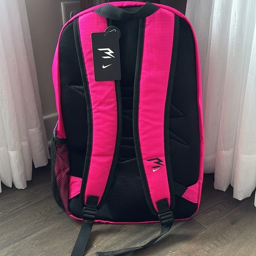 Nike Pink Prime Backpack,Large,3 compartment w/15” padded laptop slot and more